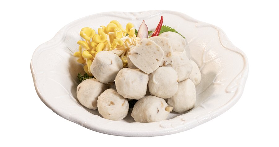 Cá viên nấm đông cô