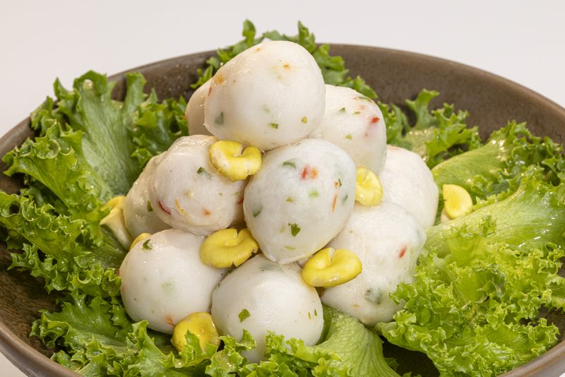 Cá viên rau củ