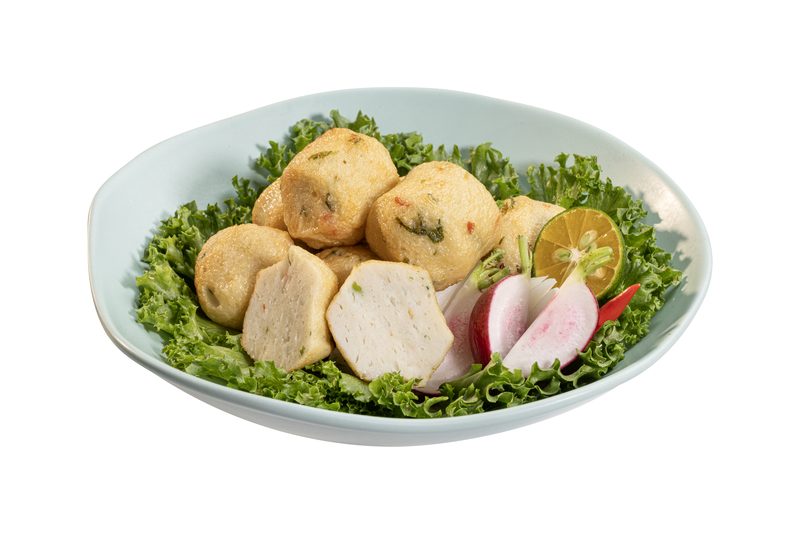 Cá viên rau củ chiên