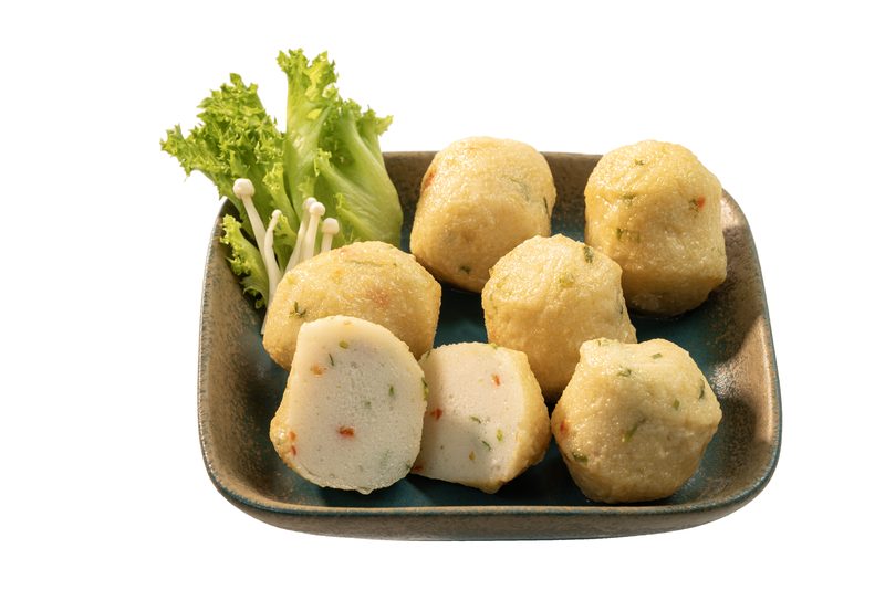 Cá viên rau củ chiên