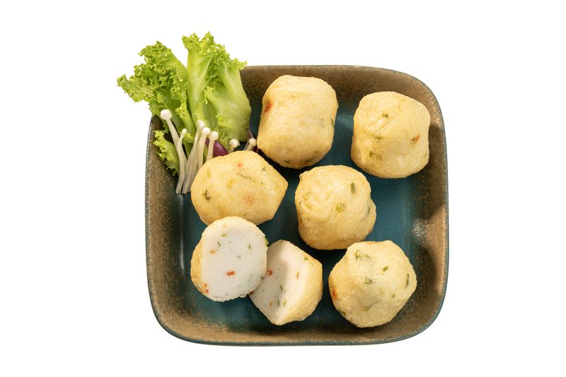 Cá viên rau củ chiên