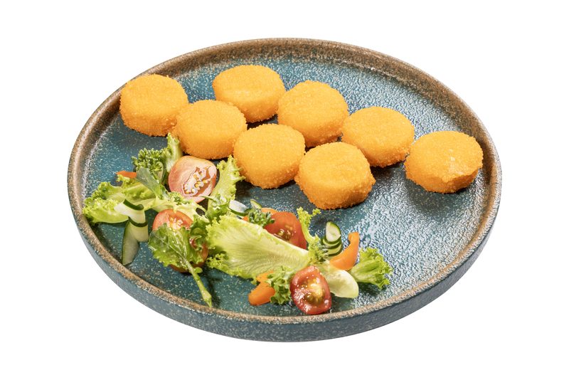 Chả cá mô phỏng sò điệp bột xù
