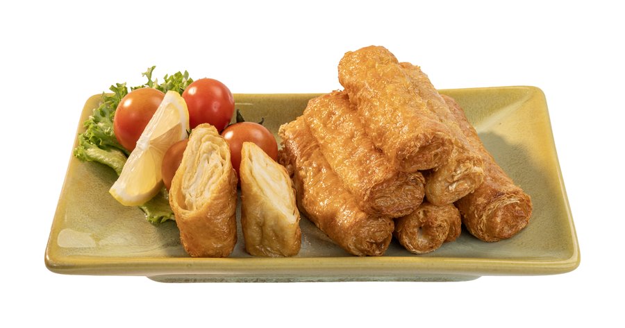 Chả cá phù trúc cuộn