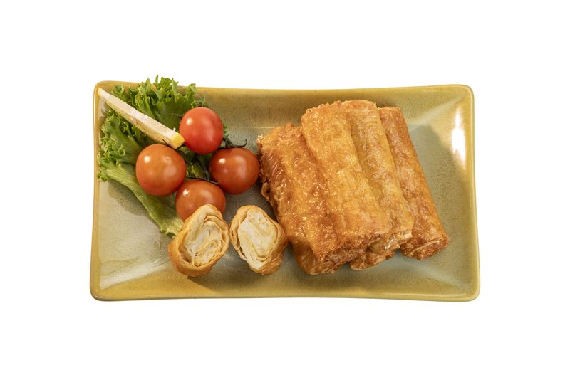 Chả cá phù trúc cuộn