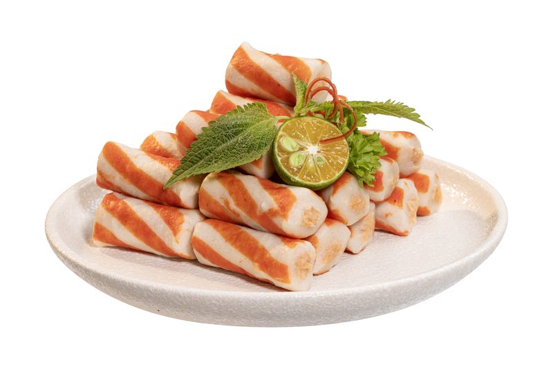 Chả mực xoắn ống
