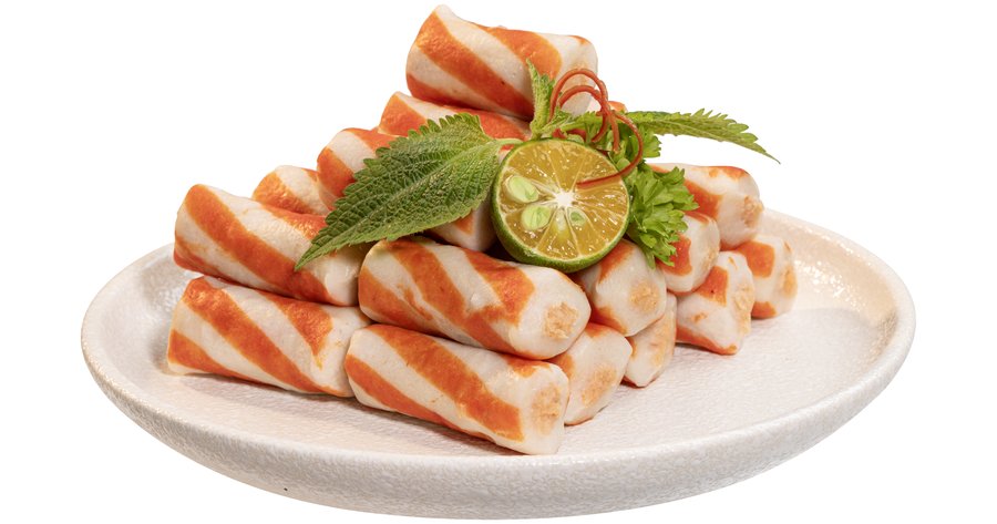 Chả mực xoắn ống