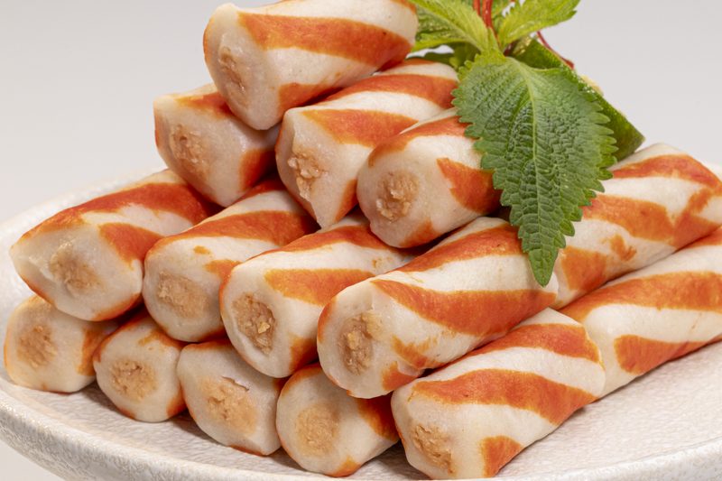 Chả mực xoắn ống