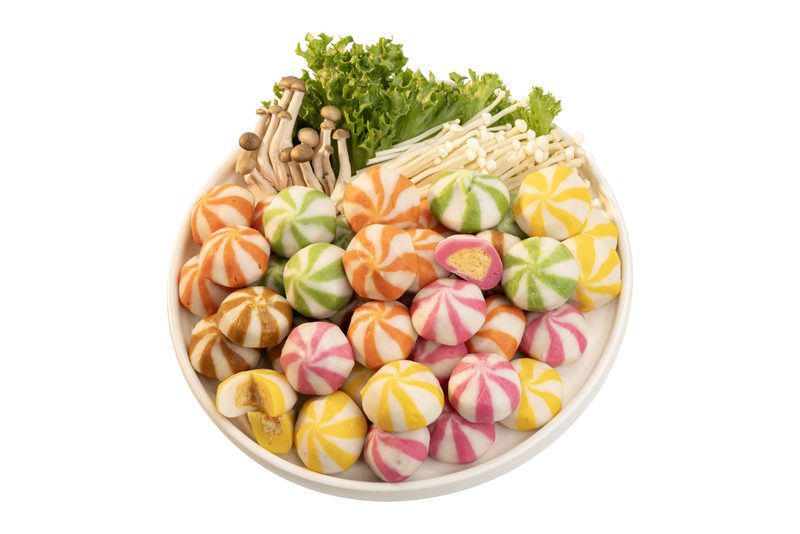 Viên hải sản thả lẩu